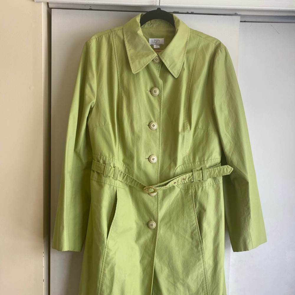 Ann Taylor Loft Belted Trenchcoat - size 16